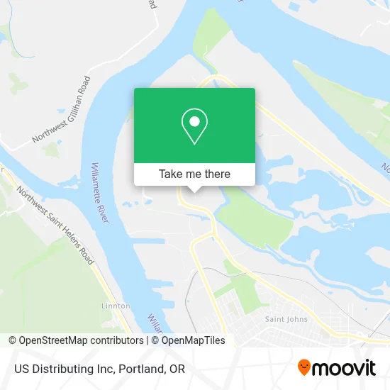 US Distributing Inc map