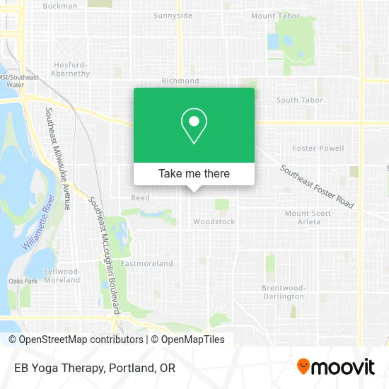 EB Yoga Therapy map