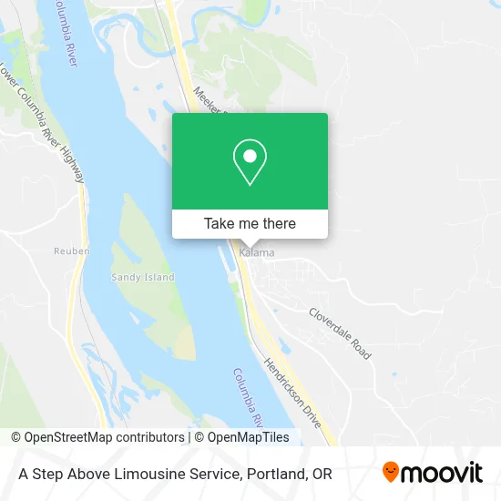 A Step Above Limousine Service map
