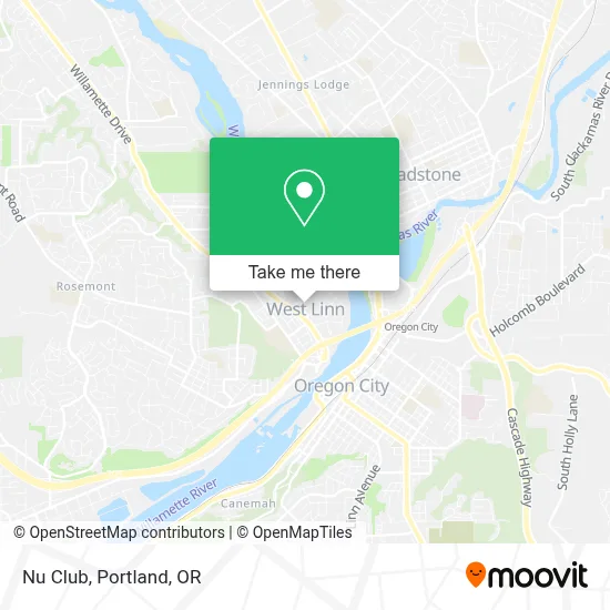 Nu Club map