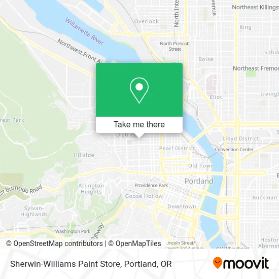 Sherwin-Williams Paint Store map
