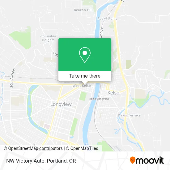 NW Victory Auto map