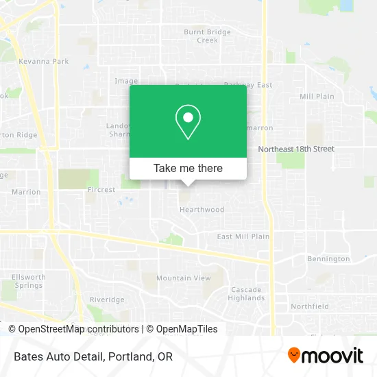 Bates Auto Detail map