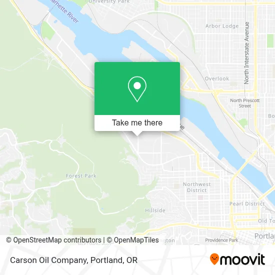 Carson Oil Company map
