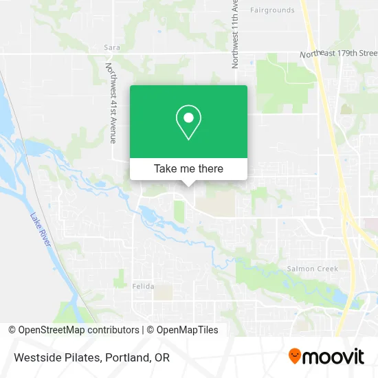Westside Pilates map