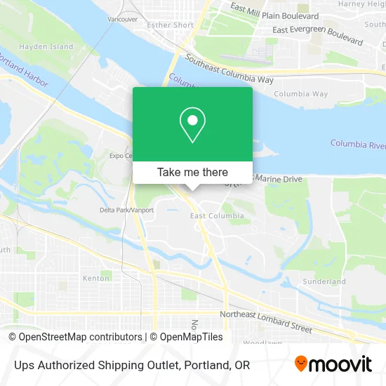 Ups Authorized Shipping Outlet map