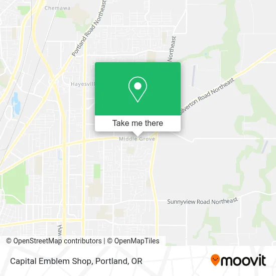 Capital Emblem Shop map