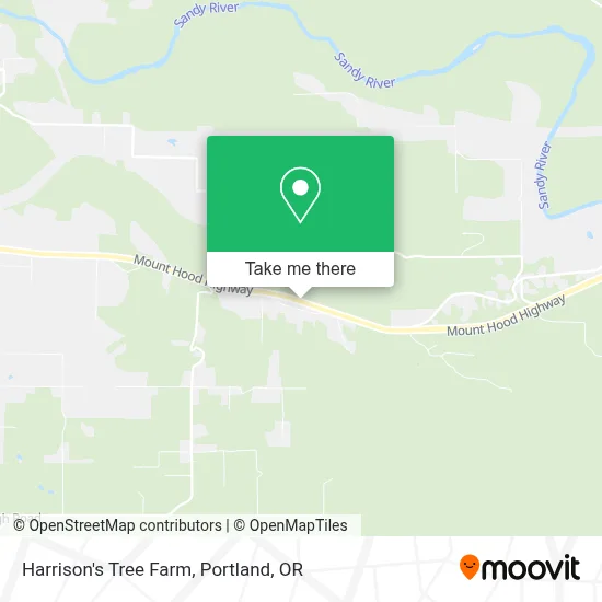 Harrison's Tree Farm map