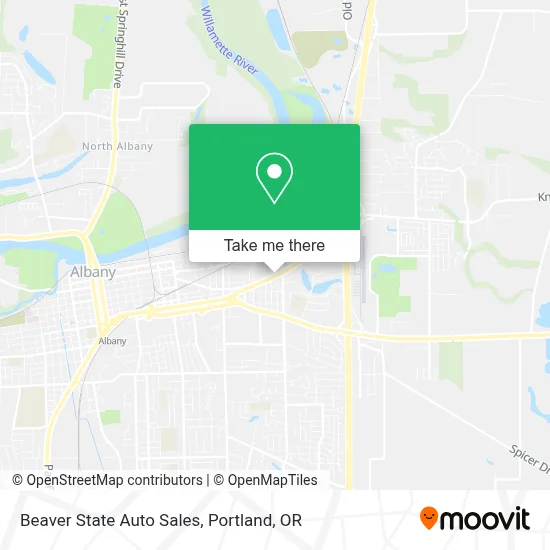 Beaver State Auto Sales map