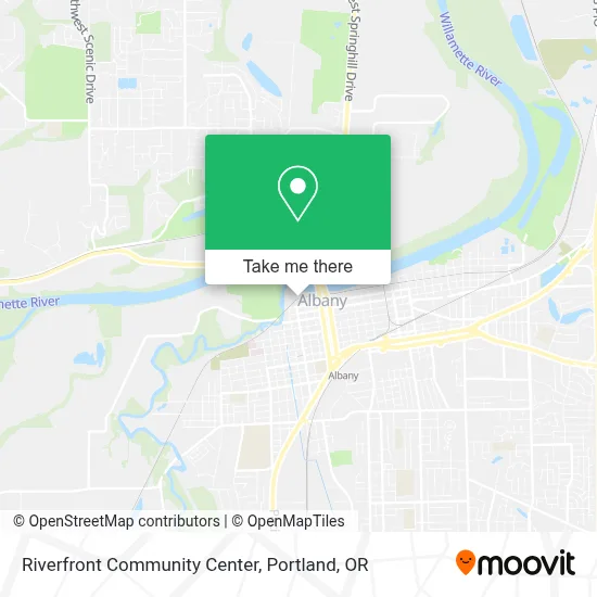 Riverfront Community Center map
