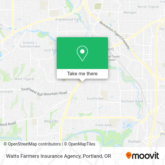 Watts Farmers Insurance Agency map
