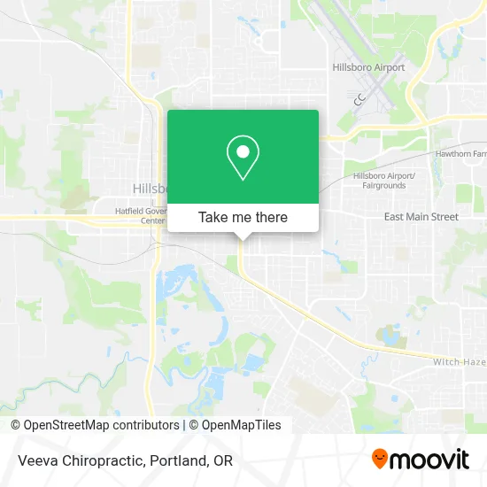 Veeva Chiropractic map