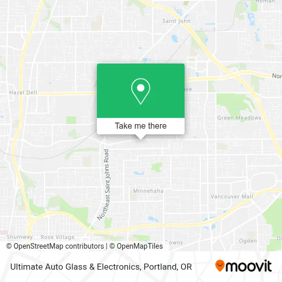 Ultimate Auto Glass & Electronics map