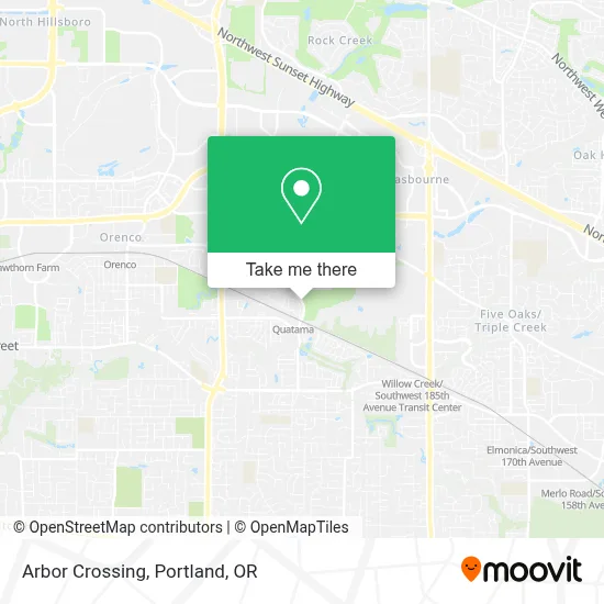 Arbor Crossing map