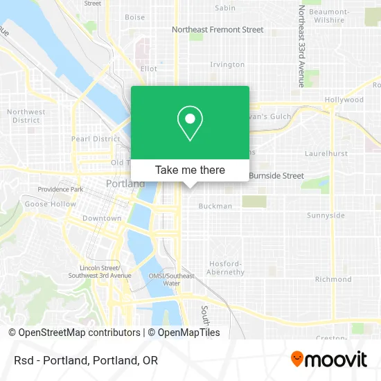 Rsd - Portland map