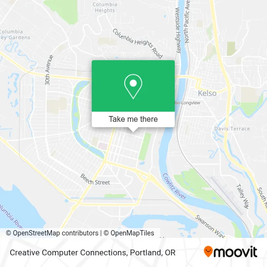 Creative Computer Connections map