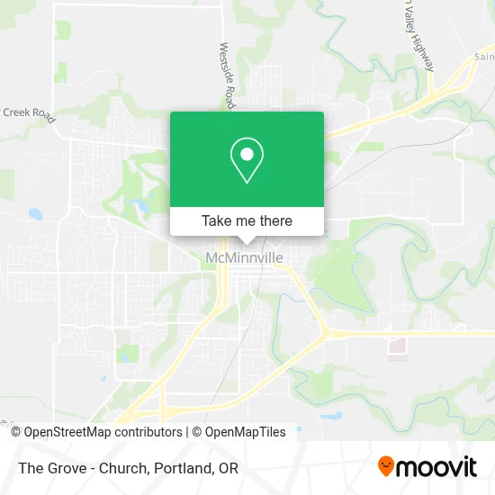 The Grove - Church map