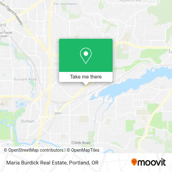 Maria Burdick Real Estate map