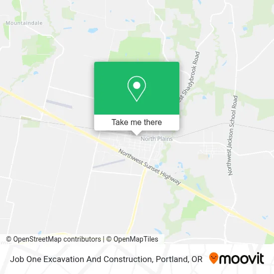 Job One Excavation And Construction map