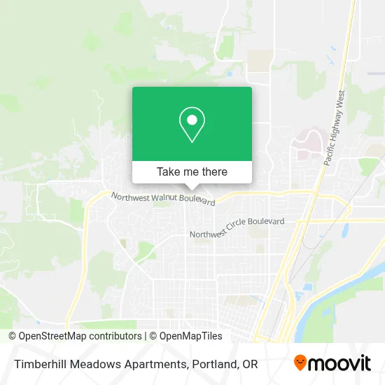 Timberhill Meadows Apartments map
