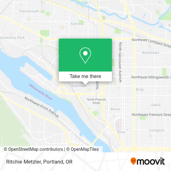Ritchie Metzler map
