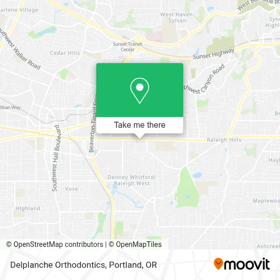 Delplanche Orthodontics map