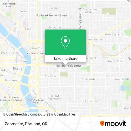 Zoomcare map