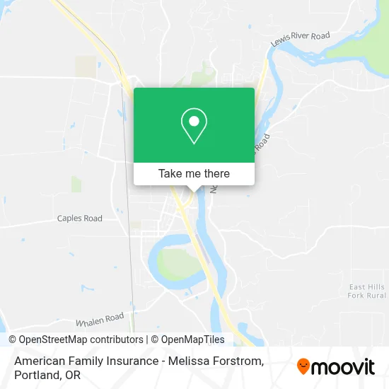 American Family Insurance - Melissa Forstrom map