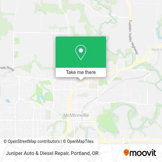 Juniper Auto & Diesel Repair map