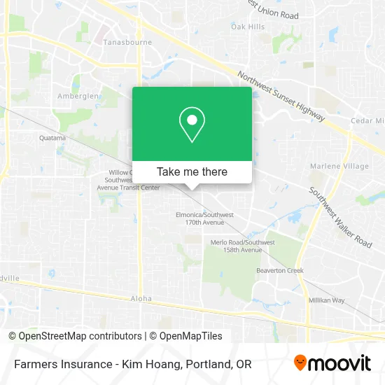 Farmers Insurance - Kim Hoang map