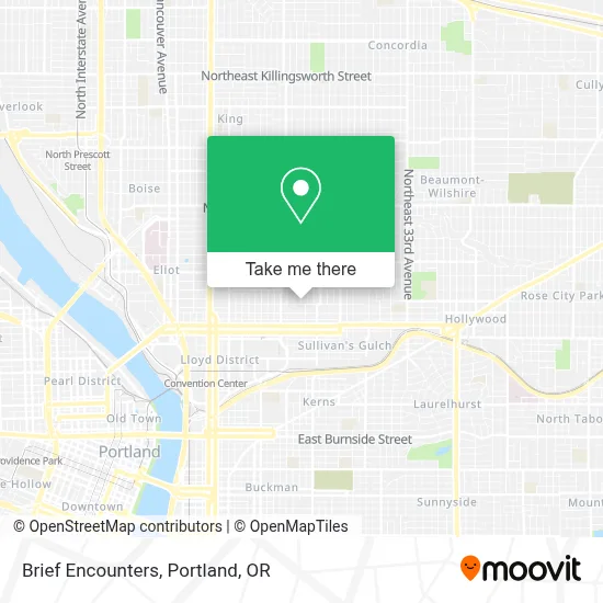 Brief Encounters map