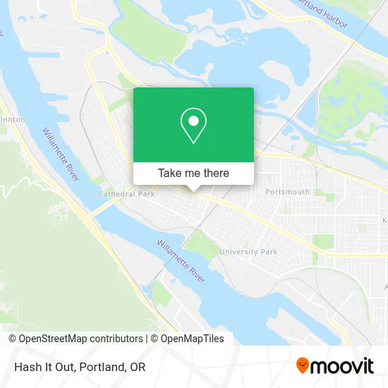 Hash It Out map