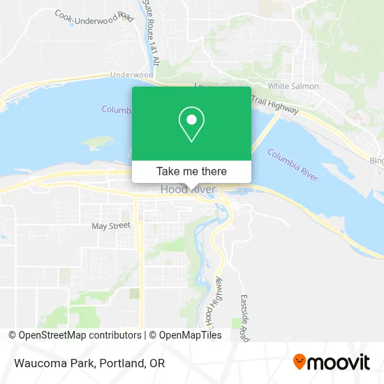 Waucoma Park map