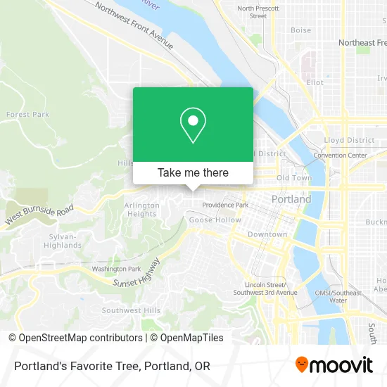 Portland's Favorite Tree map