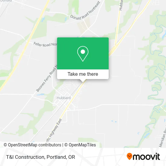 T&I Construction map