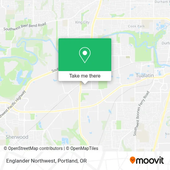 Englander Northwest map