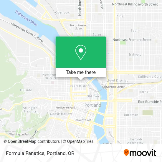 Formula Fanatics map