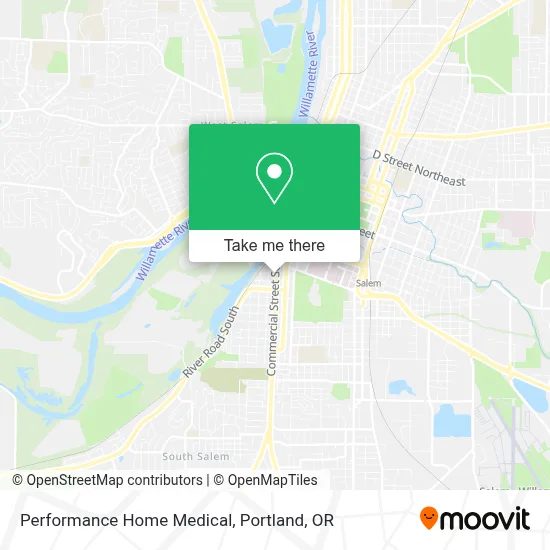 Performance Home Medical map