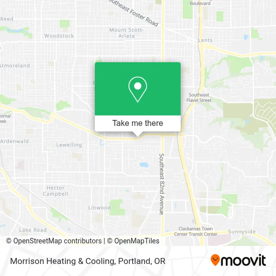 Morrison Heating & Cooling map