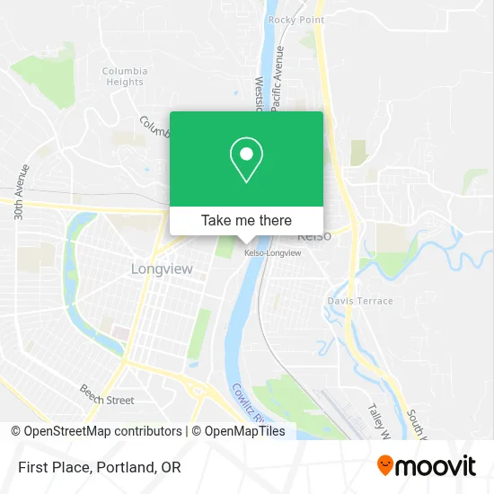 First Place map