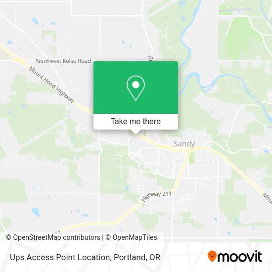 Ups Access Point Location map