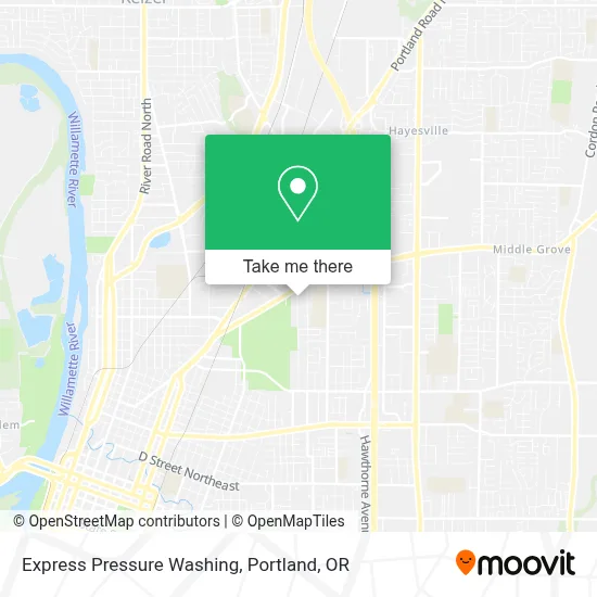 Express Pressure Washing map