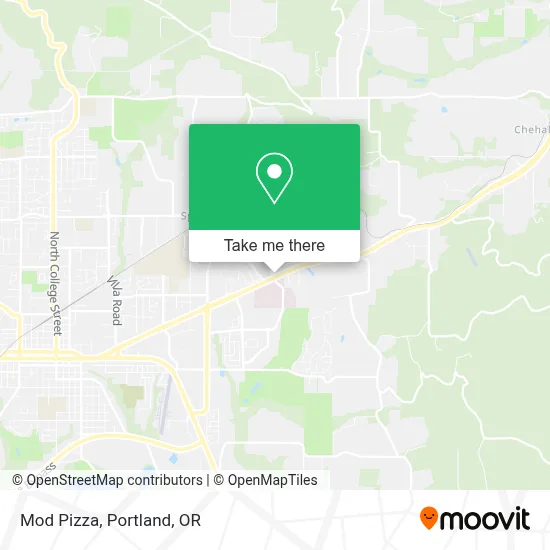 Mod Pizza map
