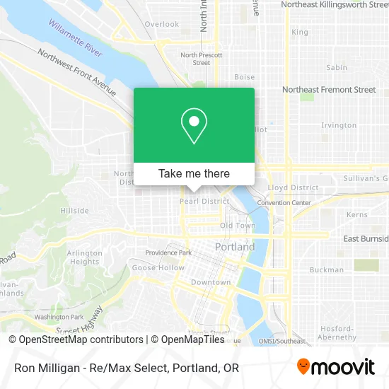 Ron Milligan - Re/Max Select map