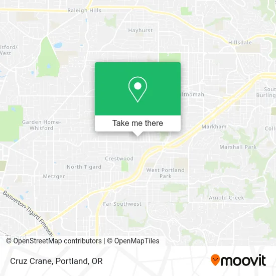 Cruz Crane map