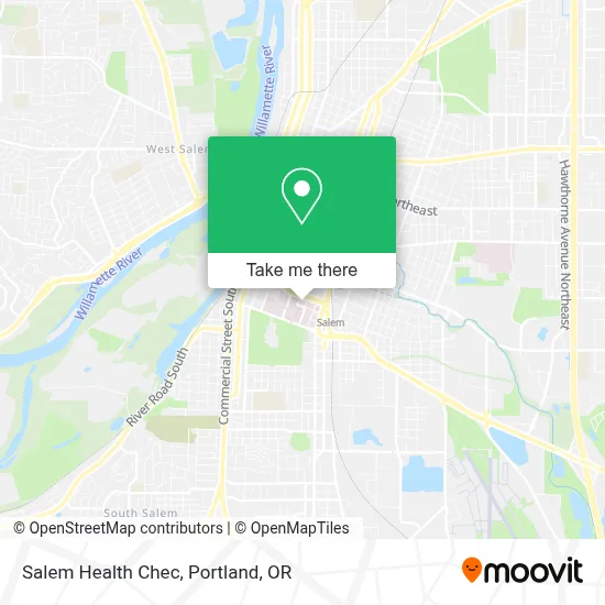 Salem Health Chec map