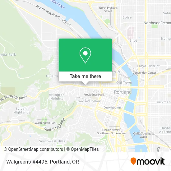 Walgreens #4495 map
