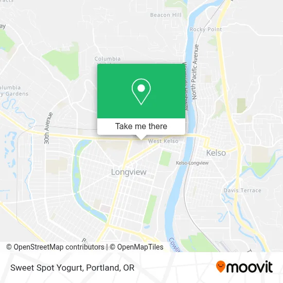 Sweet Spot Yogurt map