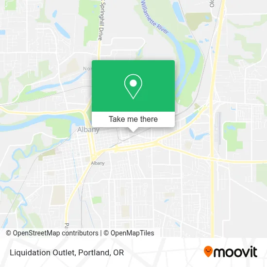Liquidation Outlet map