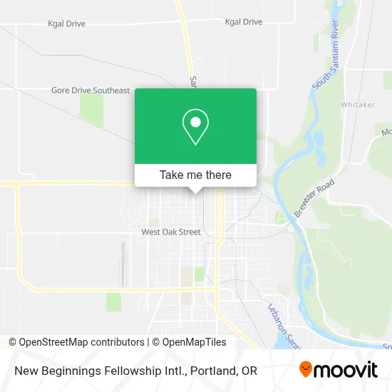 New Beginnings Fellowship Intl. map